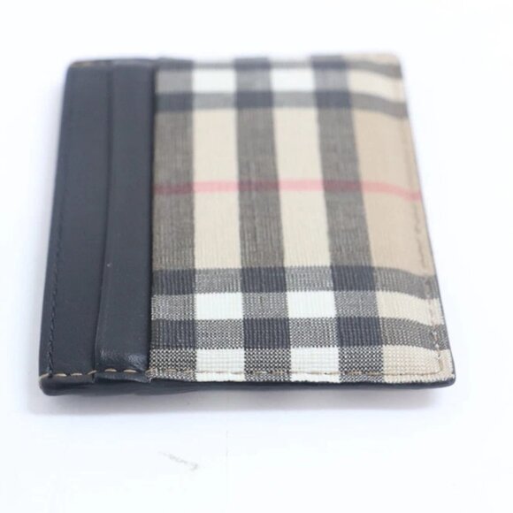 Burberry Archive Beige Check and Leather Card Case - Picture 4 of 6